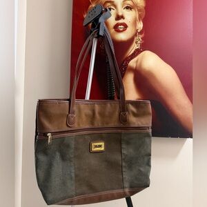 Jaguar Brown and Green Women's Tote Bag